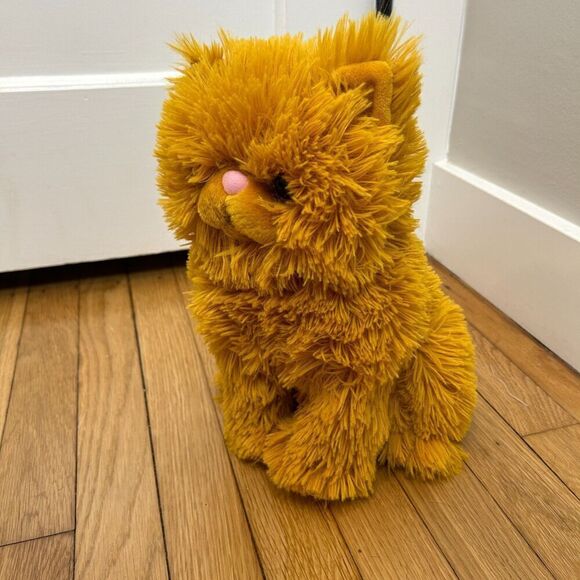 Harry Potter Wizarding World Crookshanks Hermione Cat Plush Gold Fluffy - Picture 2 of 7